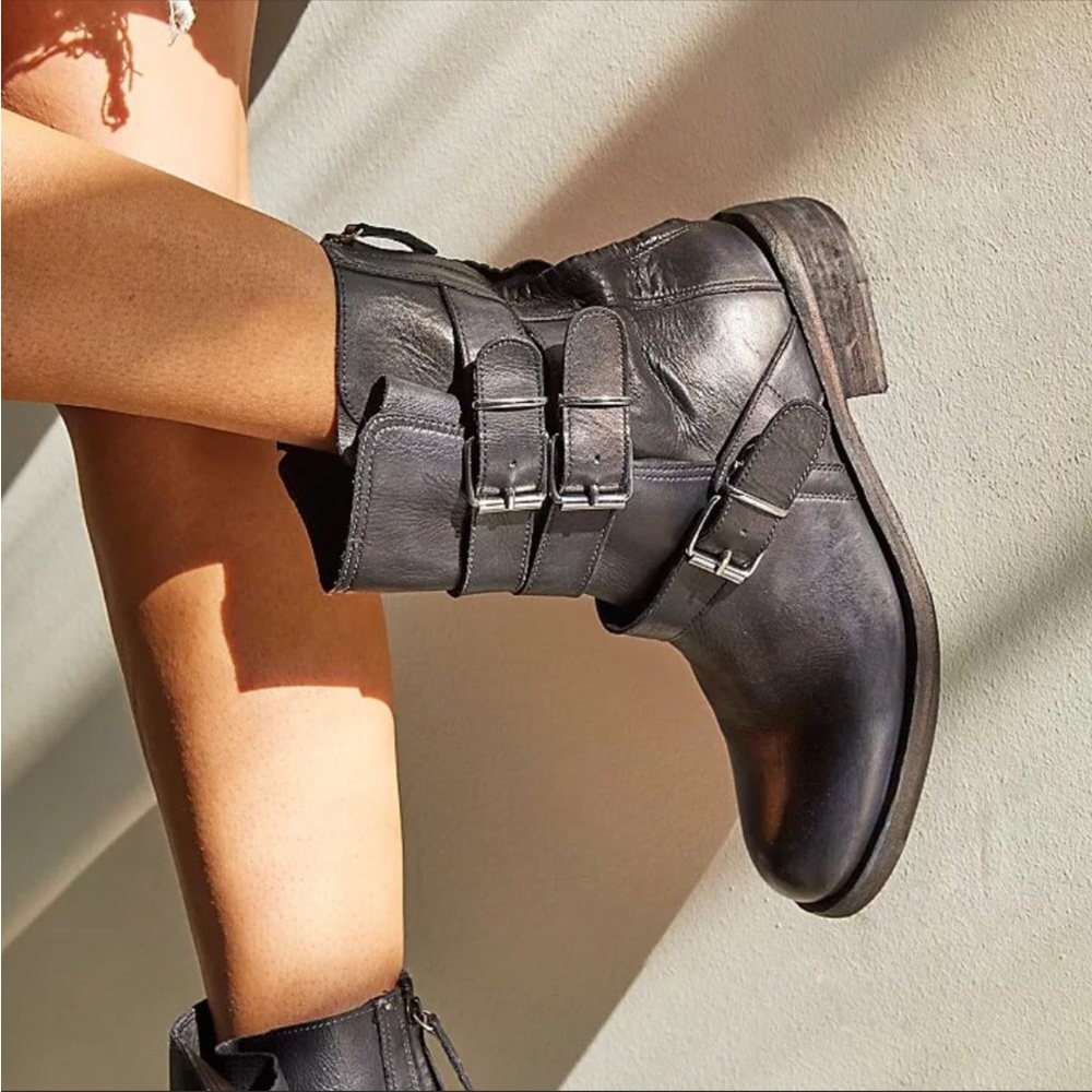 Free people Sunbelt Santa Fe Moto Boots Sz 40